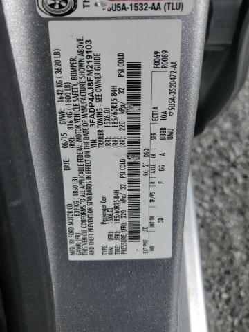 2015 FORD FIESTA S - 3FADP4AJ8FM219103