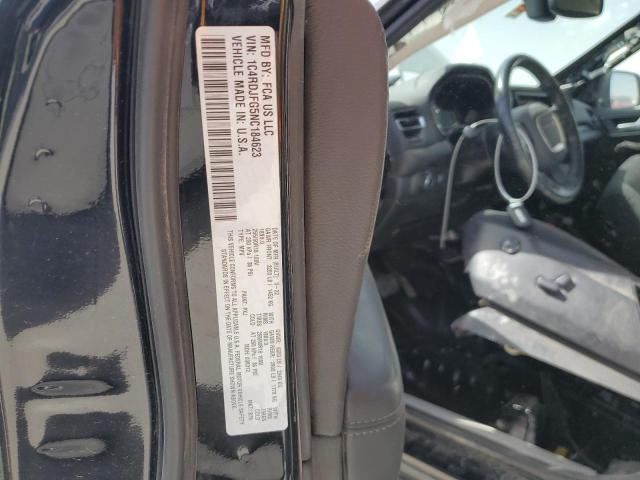 2022 DODGE DURANGO PU 1C4RDJFG5NC184623