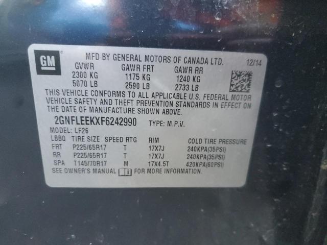 2015 CHEVROLET EQUINOX LS - 2GNFLEEKXF6242990