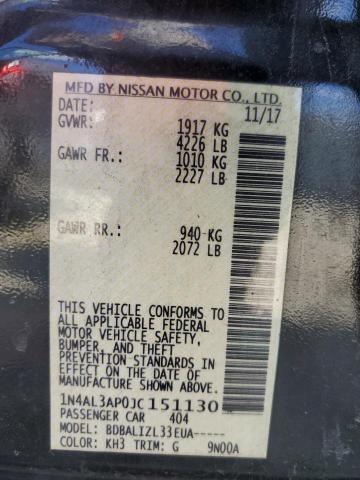 2018 NISSAN ALTIMA 2.5 - 1N4AL3AP0JC151130
