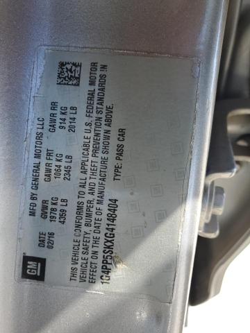 2016 BUICK VERANO PRE - 1G4PP5SKXG4148404