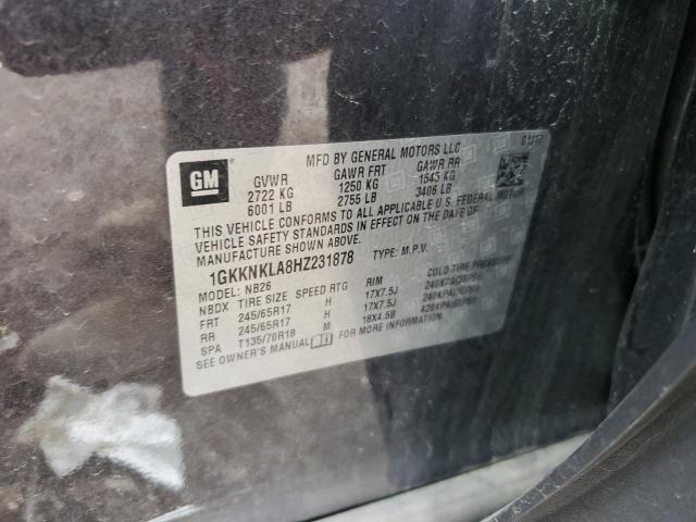 2017 GMC ACADIA SLE - 1GKKNKLA8HZ231878