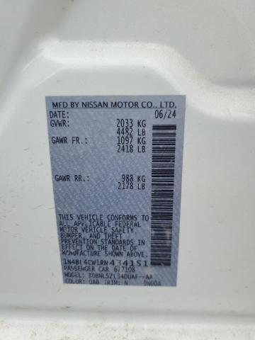 2024 NISSAN ALTIMA SR 1N4BL4CW1RN434151