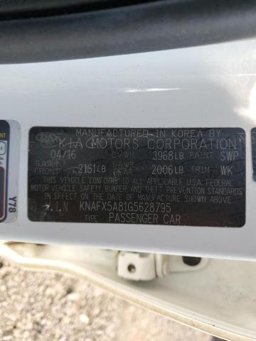 2016 KIA FORTE EX - KNAFX5A81G5628795