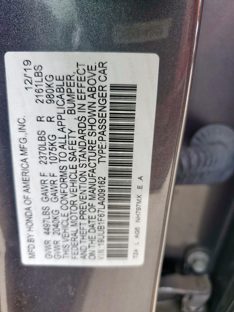 2020 ACURA TLX TECHNO - 19UUB1F67LA009162