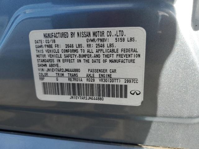 2018 INFINITI Q50 LUXE JN1EV7AR2JM444880
