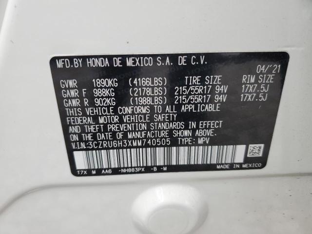 2021 HONDA HR-V LX - 3CZRU6H3XMM740505