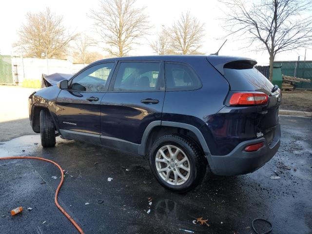JEEP CHEROKEE S 2014 blue  gas 1C4PJLAB6EW258766 photo #3