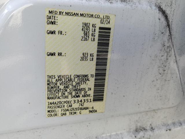 2014 NISSAN LEAF S - 1N4AZ0CP0EC334351