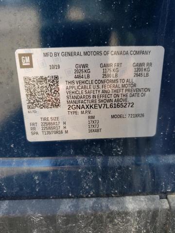 2020 CHEVROLET EQUINOX LT - 2GNAXKEV7L6165272