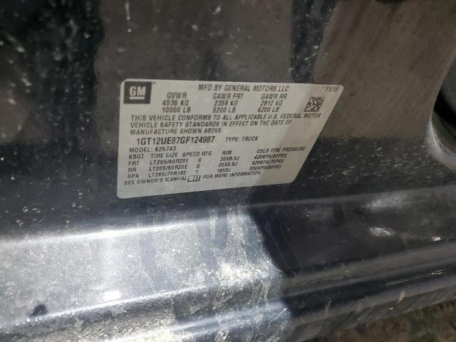 2016 GMC SIERRA K25 - 1GT12UE87GF124987