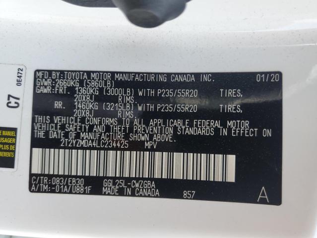 2020 LEXUS RX 350 F S - 2T2YZMDA4LC234425