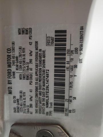 2020 FORD TRANSIT CO NM0LS7E29L1474972