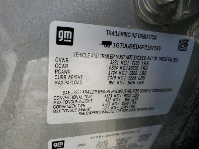 2023 GMC SIERRA K15 - 1GTUUBED4PZ167786