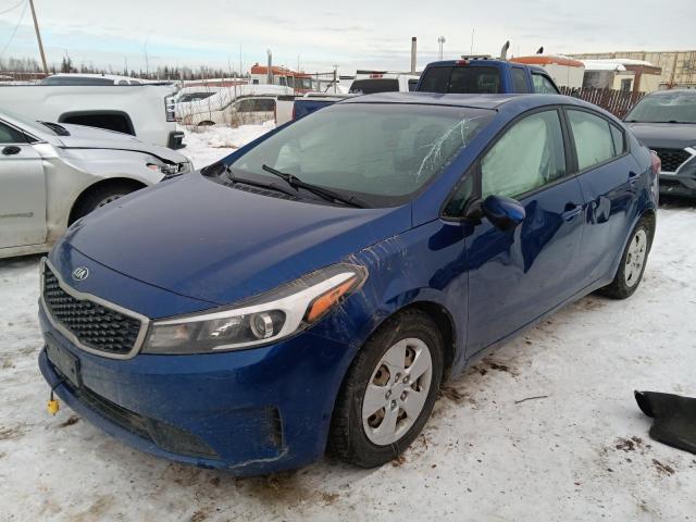 KIA FORTE LX 2017 blue  gas 3KPFK4A74HE143933 photo #1