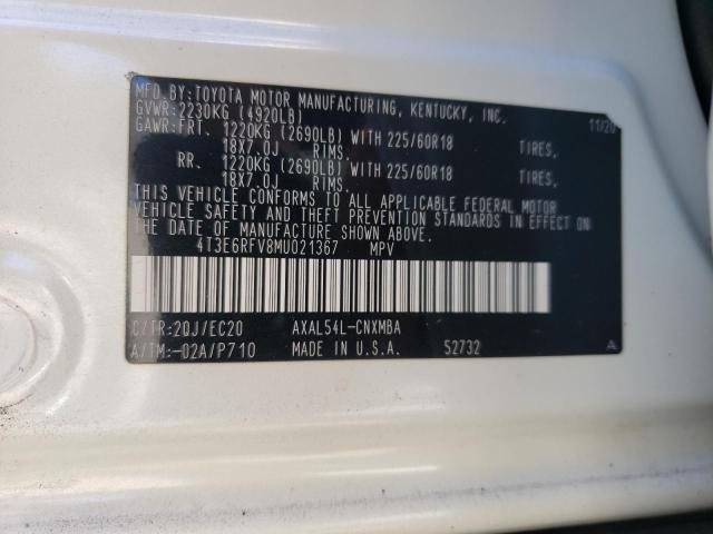 2021 TOYOTA RAV4 XSE - 4T3E6RFV8MU021367