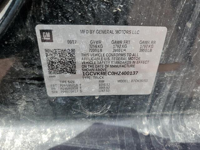 2017 CHEVROLET SILVERADO - 1GCVKREC0HZ400137