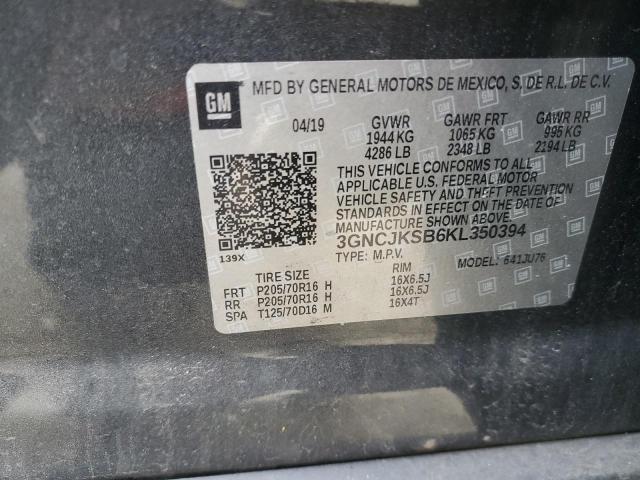 2019 CHEVROLET TRAX LS - 3GNCJKSB6KL350394