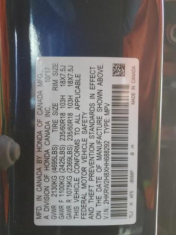 2017 HONDA CR-V EXL - 2HKRW2H8XHH688292
