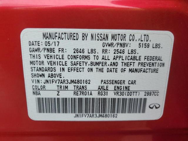 2018 INFINITI Q50 RED SP - JN1FV7AR3JM480162