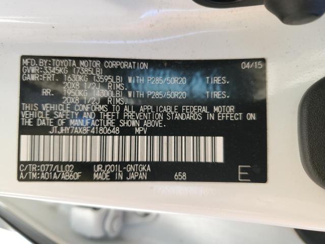 2015 LEXUS LX 570 JTJHY7AX8F4180648