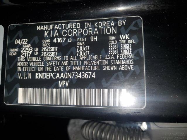 2022 KIA SELTOS LX - KNDEPCAA0N7343674
