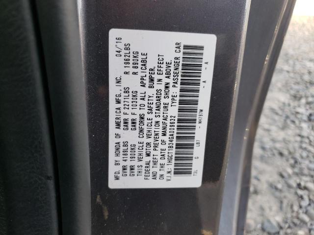 2016 HONDA ACCORD LX- 1HGCT1B34GA009632