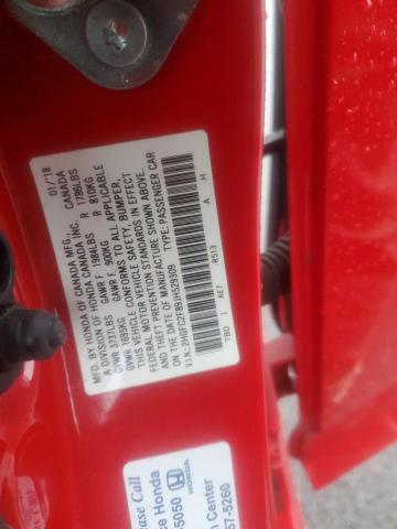 2018 HONDA CIVIC EX - 2HGFC2F89JH529309