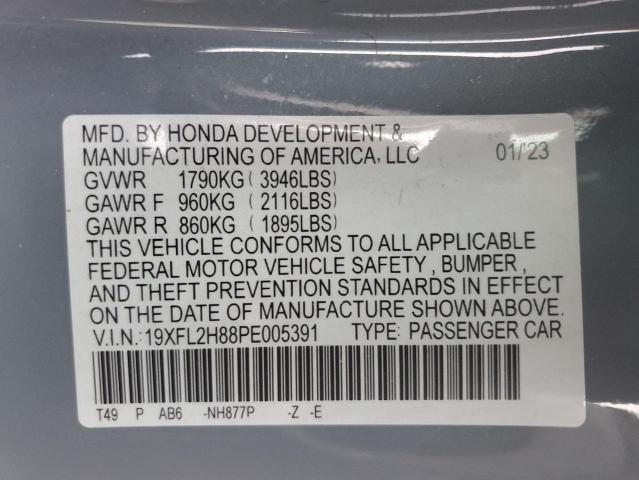 19XFL2H88PE005391 2023 HONDA CIVIC