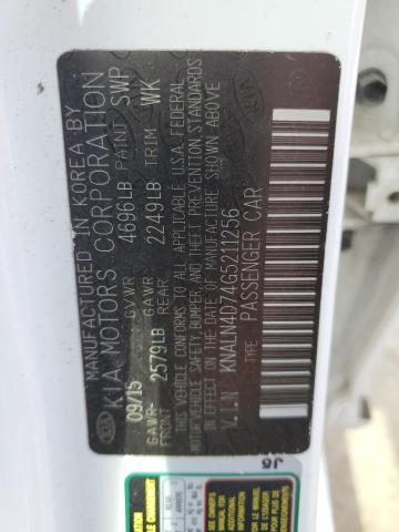 2016 KIA CADENZA LU KNALN4D74G5211256