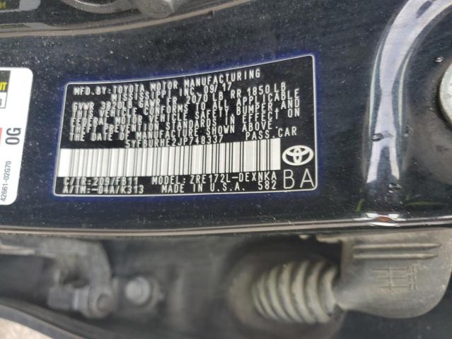 2018 TOYOTA COROLLA L - 5YFBURHE2JP748337