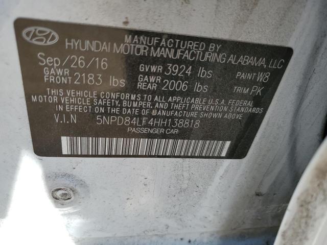 2017 HYUNDAI ELANTRA SE - 5NPD84LF4HH138818