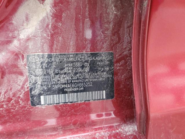 2016 HYUNDAI ELANTRA SE - 5NPDH4AE6GH665252