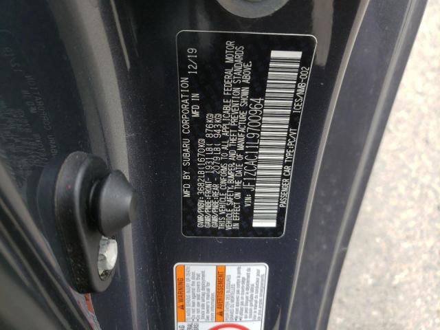 2020 SUBARU BRZ LIMITE JF1ZCAC11L9700964