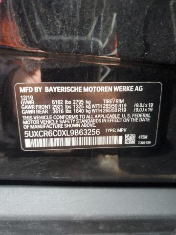 2020 BMW X5 XDRIVE4 - 5UXCR6C0XL9B63256