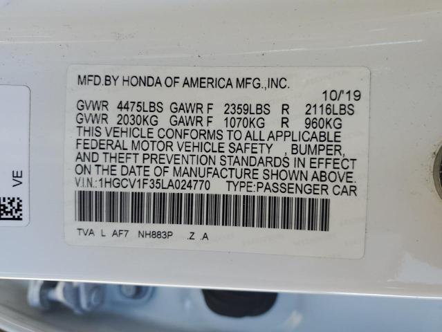 2020 HONDA ACCORD SPO 1HGCV1F35LA024770