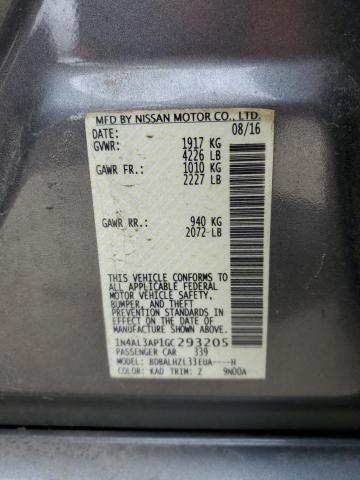 2016 NISSAN ALTIMA 2.5 - 1N4AL3AP1GC293205