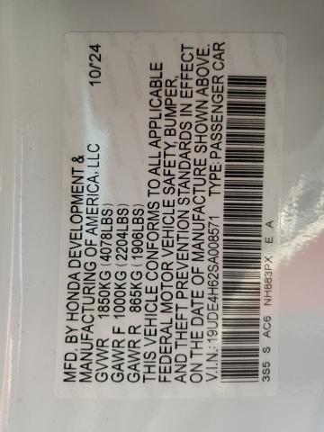 2025 ACURA INTEGRA A- - 19UDE4H62SA008571