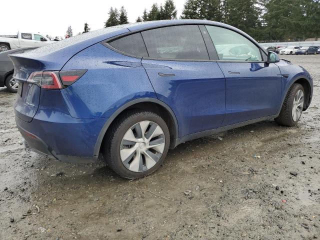 TESLA MODEL Y 2021 blue  electric 5YJYGDEE7MF160510 photo #4