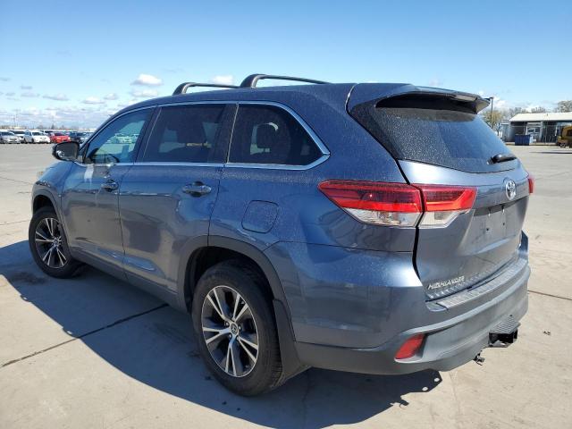 TOYOTA HIGHLANDER 2017 blue  gas 5TDBZRFH1HS437353 photo #3