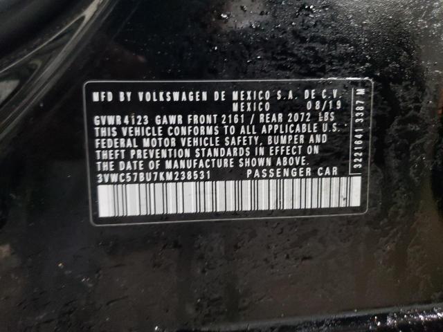 2019 VOLKSWAGEN JETTA S - 3VWC57BU7KM238531