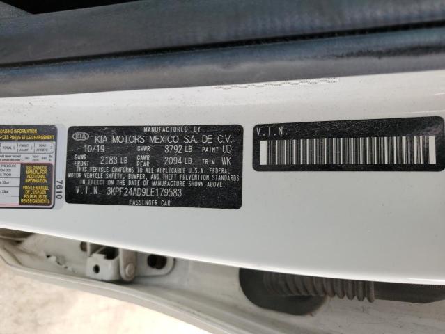 2020 KIA FORTE FE - 3KPF24AD9LE179583
