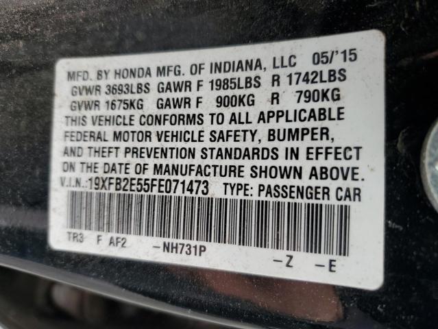2015 HONDA CIVIC LX - 19XFB2E55FE071473