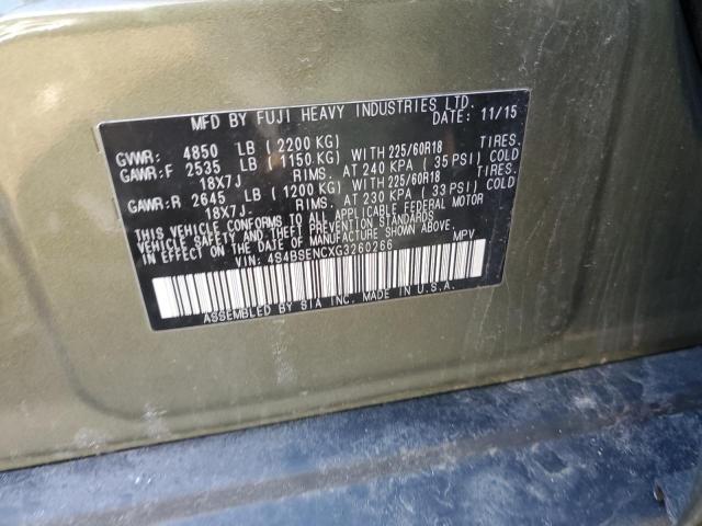 2016 SUBARU OUTBACK 3. - 4S4BSENCXG3260266