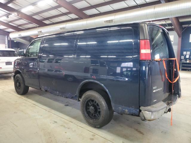 CHEVROLET EXPRESS G2 2010 blue  flexible fuel 1GCZGFBA0A1117942 photo #3