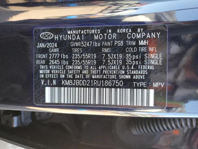 2024 HYUNDAI TUCSON SEL KM8JBDD21RU186750