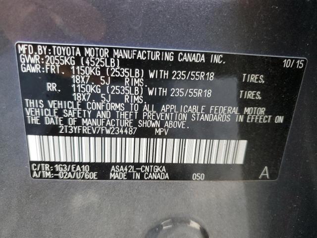 2015 TOYOTA RAV4 LIMIT - 2T3YFREV7FW234487