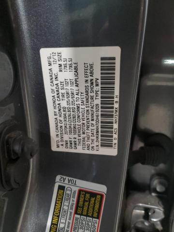 2013 HONDA CR-V EXL - 2HKRM4H70DH619209