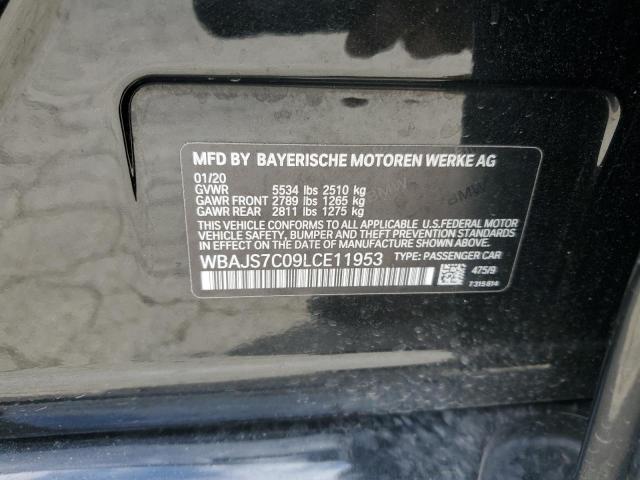 2020 BMW M550XI WBAJS7C09LCE11953