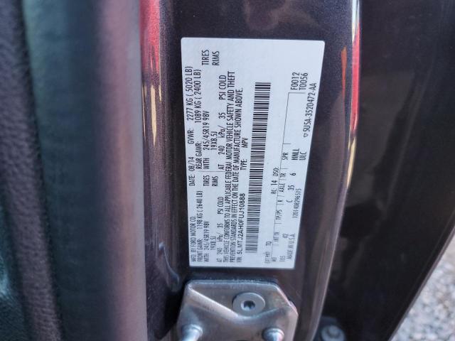 2015 LINCOLN MKC 5LMTJ2AH0FUJ10888